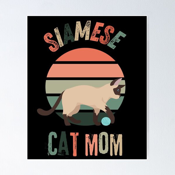 Item preview, Siamese cat mom designed and sold by Fateh-Kro ⭐⭐⭐⭐⭐.