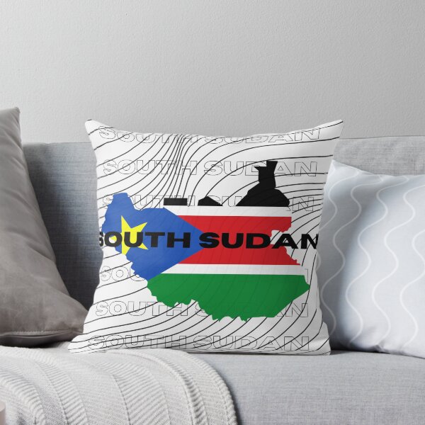 Item preview, Flag Map of South Sudan designed and sold by nyblydd.