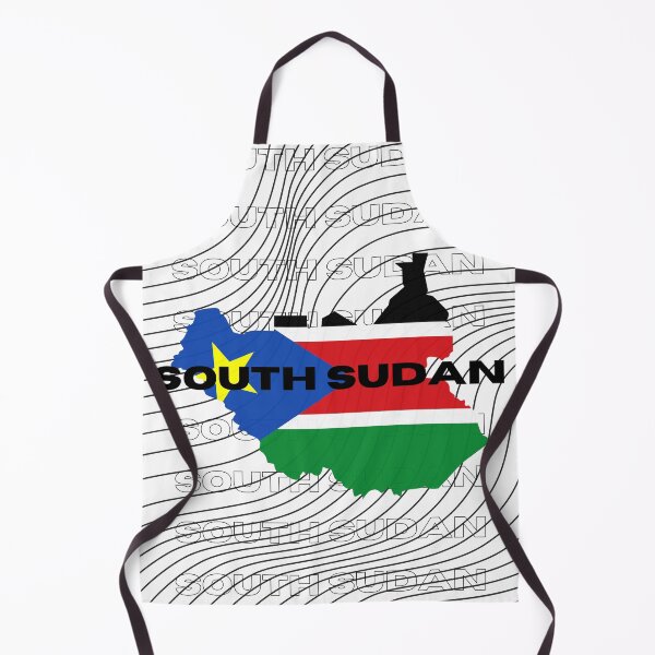 Item preview, Flag Map of South Sudan designed and sold by nyblydd.