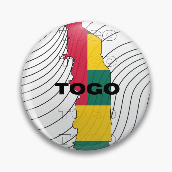 Item preview, Flag Map of Togo designed and sold by nyblydd.