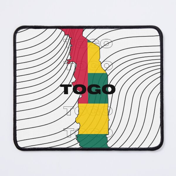 Item preview, Flag Map of Togo designed and sold by nyblydd.