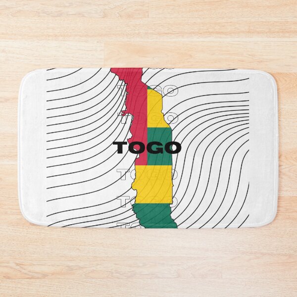 Item preview, Flag Map of Togo designed and sold by nyblydd.