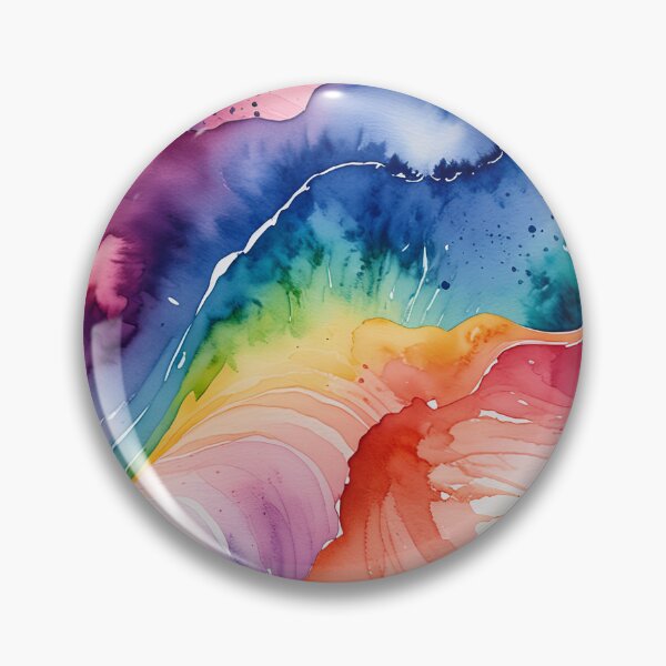 Aperçu de l'œuvre Art abstrait vibrant à l'aquarelle créée et vendue par Pelastore.