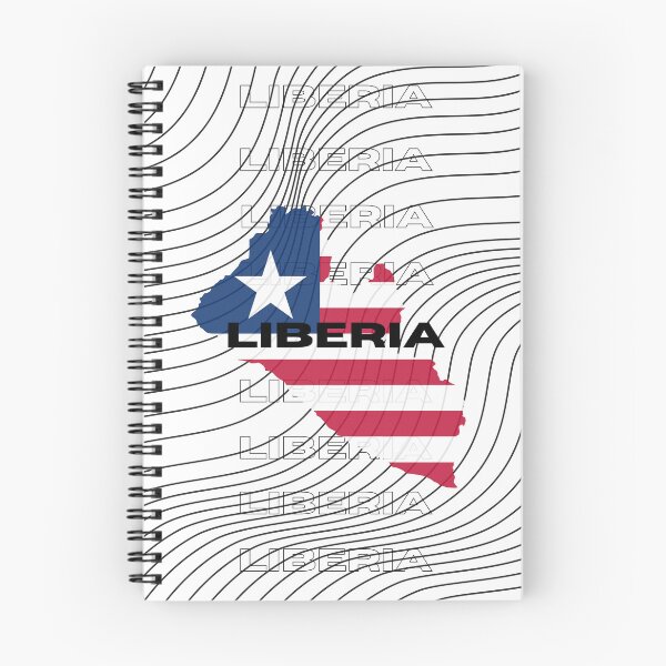 Item preview, Flag Map of Liberia designed and sold by nyblydd.