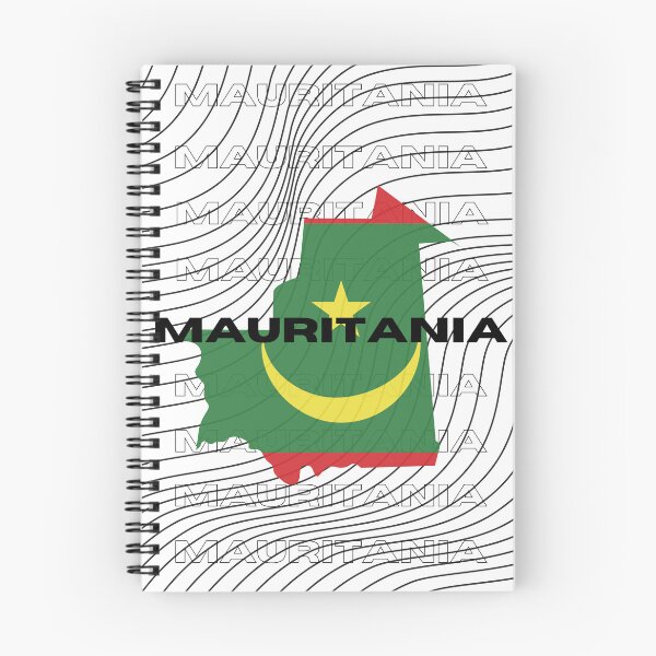 Item preview, Flag Map of Mauritania designed and sold by nyblydd.