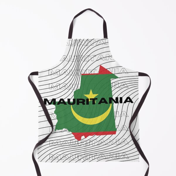 Item preview, Flag Map of Mauritania designed and sold by nyblydd.
