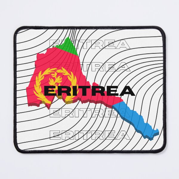 Item preview, Flag Map of Eritrea designed and sold by nyblydd.