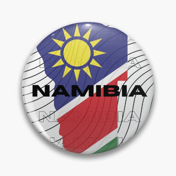 Item preview, Flag Map of Namibia designed and sold by nyblydd.