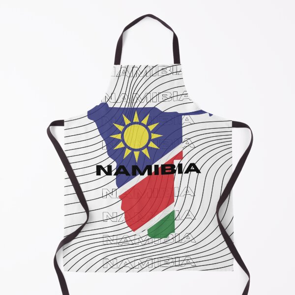 Item preview, Flag Map of Namibia designed and sold by nyblydd.