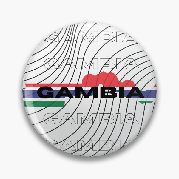 Item preview, Flag Map of Gambia designed and sold by nyblydd.