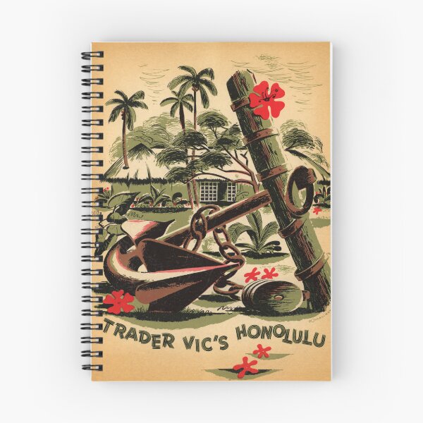 Item preview, Trader's Honolulu Tropical Tiki Menu designed and sold by TheBerryFarmer.