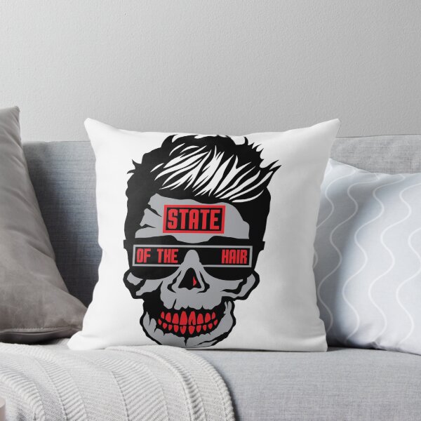 Item preview, hipster skull quote state hair drawing skull designed and sold by Achille3777.