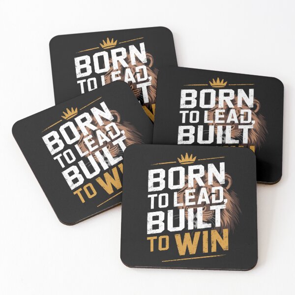 Item preview, Born To Lead, Built To Win V1 Black Spiritual T-Shirt Gift Ideas designed and sold by mygiftideas.
