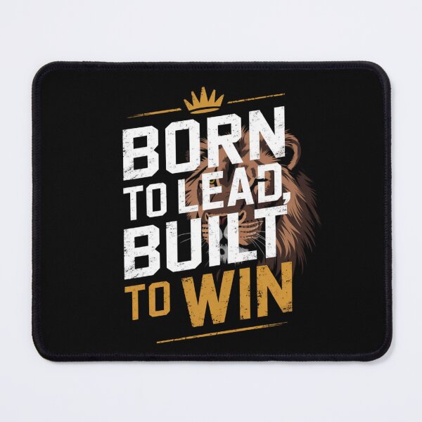 Item preview, Born To Lead, Built To Win V1 Black Spiritual T-Shirt Gift Ideas designed and sold by mygiftideas.