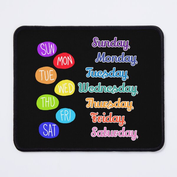 Item preview, days of the week designed and sold by zzzozzo.
