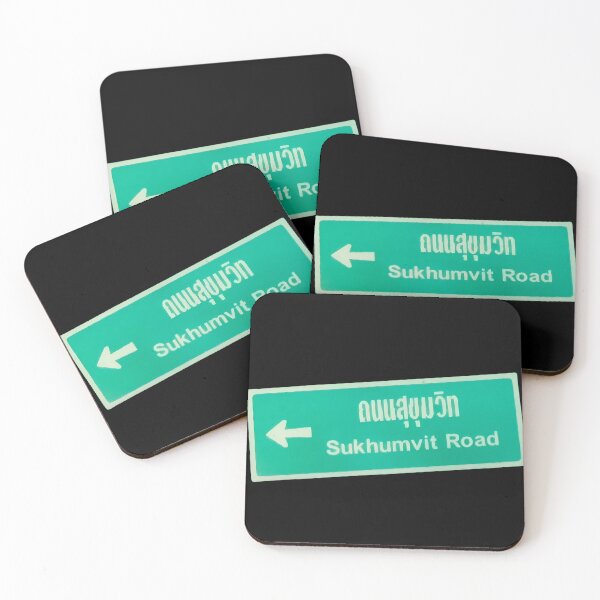Item preview, Sukhumvit Road Direction Sign designed and sold by Glam-OOTD.