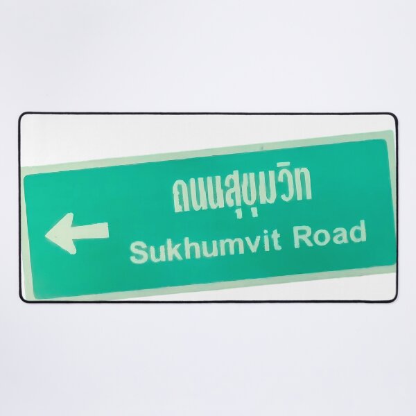 Item preview, Sukhumvit Road Direction Sign designed and sold by Glam-OOTD.