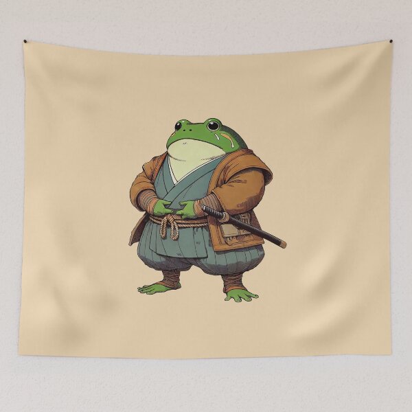 Item preview, Frog Samurai designed and sold by Takeda-art.