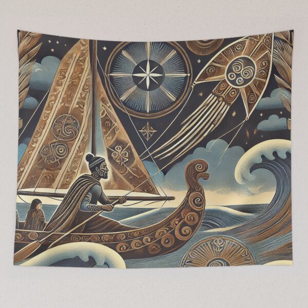 Item preview, Celestial Voyage of the Māori Navigator designed and sold by Wiredart.