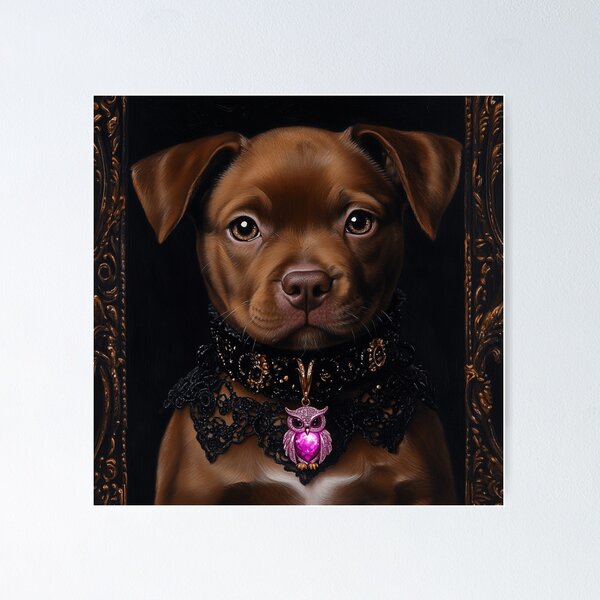 Item preview, Victorian Pit Bull Puppy designed and sold by Nocturne Paws.