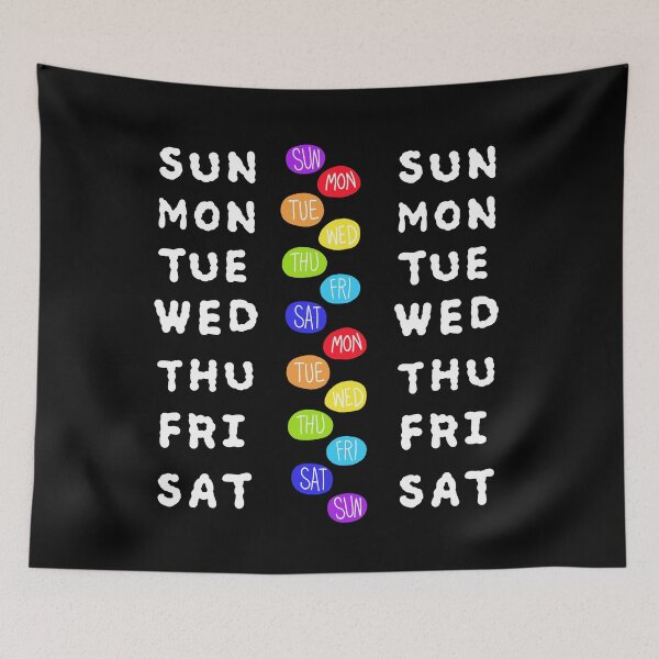 Item preview, days of the week designed and sold by zzzozzo.
