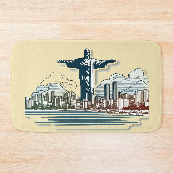 Item preview, Christ the Redeemer 3D Sketch – Rio’s Iconic Monument , designed and sold by PaintMeWorld.