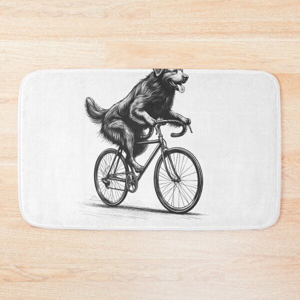 Item preview, Nova Scotia Duck Tolling Retriever Riding Bike designed and sold by Kimberley King Art  King Art.