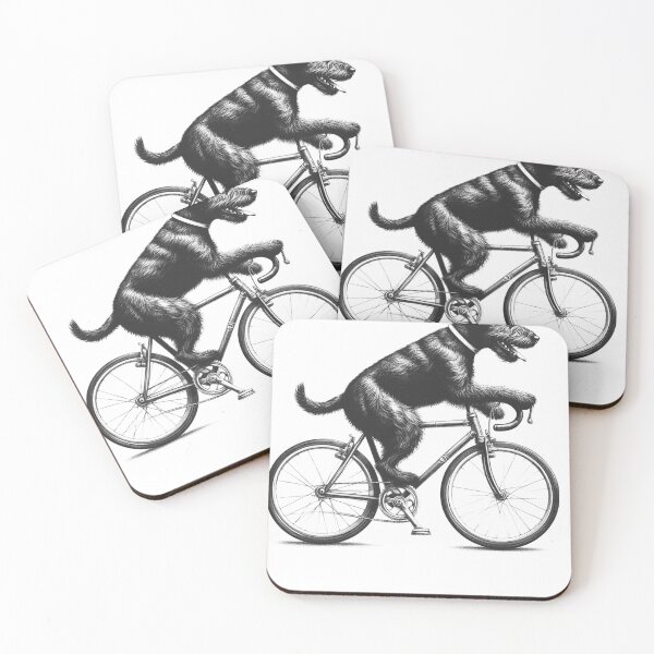 Item preview, Patterdale Terrier Riding Bike designed and sold by Kimberley King Art  King Art.