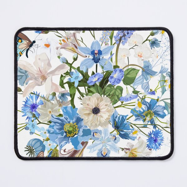 Item preview, Seamless pattern with blue flowers. designed and sold by MatyKotiv.