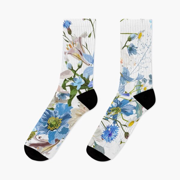 Item preview, Seamless pattern with blue flowers. designed and sold by MatyKotiv.