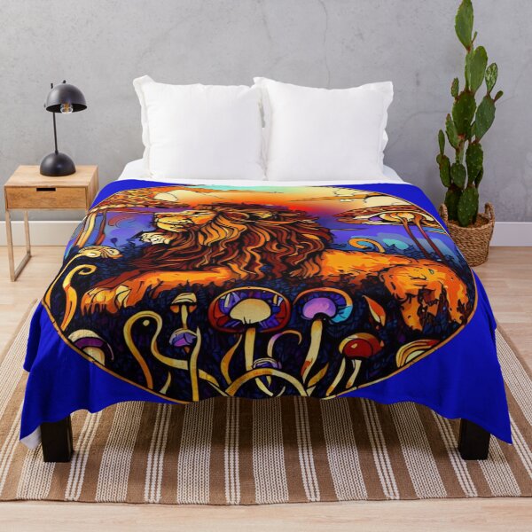 Item preview, Sunset Lion circular design designed and sold by CristalleLisa.