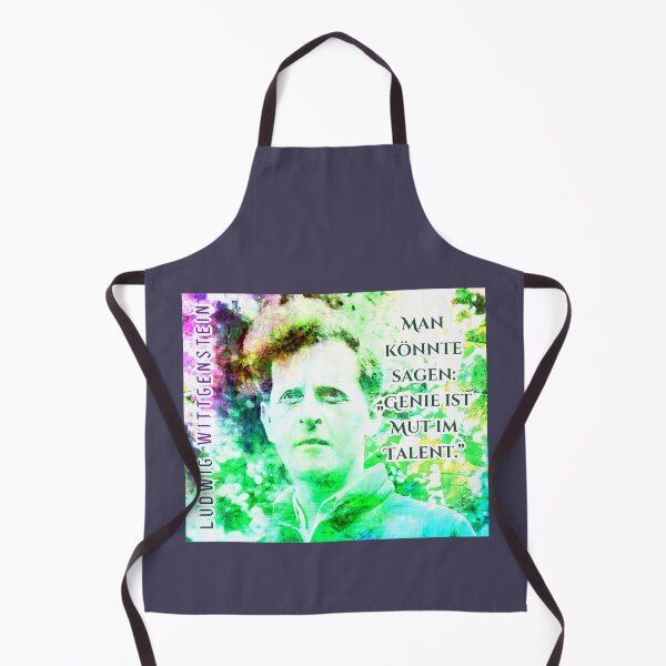 Item preview, Ludwig Wittgenstein quote: Man könnte sagen: „Genie ist Mut im Talent.” designed and sold by artbleed.