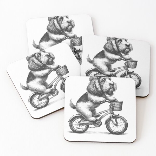 Item preview, Petit Basset Griffon Vendeen Riding Bike designed and sold by Kimberley King Art  King Art.