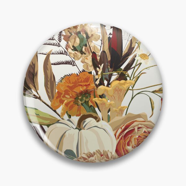 Item preview, Autumn flowers, herbs and mushrooms seamless pattern.  designed and sold by MatyKotiv.