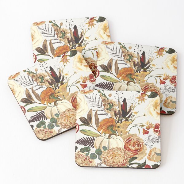Item preview, Autumn flowers, herbs and mushrooms seamless pattern.  designed and sold by MatyKotiv.