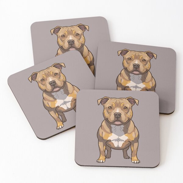 Item preview, Direct Gaze Pit Bull: Detailed Dog Art designed and sold by Brendan Arthur Ring.