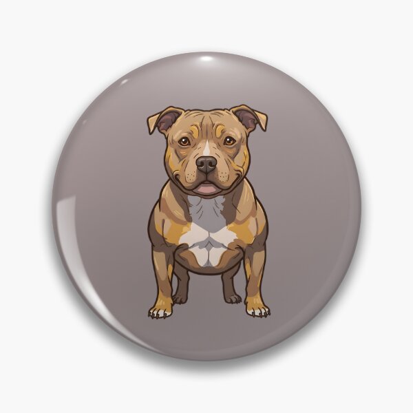 Item preview, Direct Gaze Pit Bull: Detailed Dog Art designed and sold by Brendan Arthur Ring.