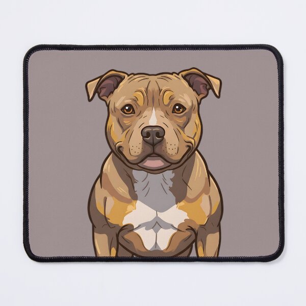 Item preview, Direct Gaze Pit Bull: Detailed Dog Art designed and sold by Brendan Arthur Ring.