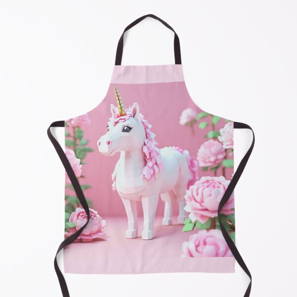 Item preview, Majestic Unicorn & Blush Pink Peonies 3D Sticker Design designed and sold by Rainbow Paws Garden.