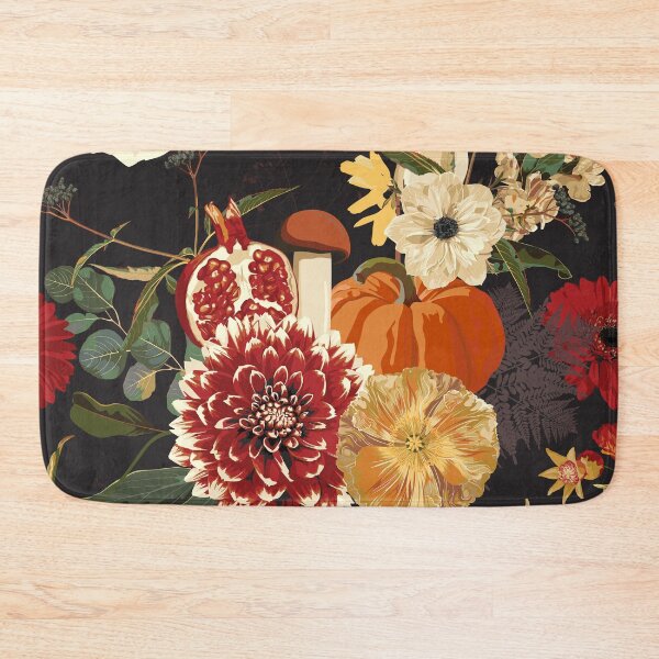 Item preview, Autumn flowers, herbs and mushrooms seamless pattern. designed and sold by MatyKotiv.