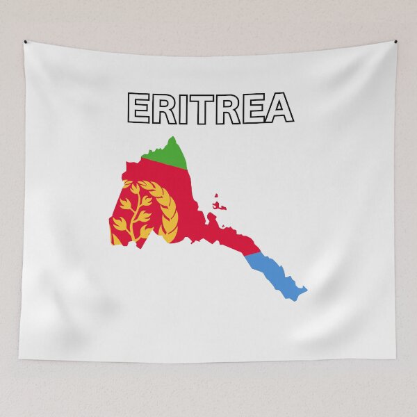Item preview, Eritrea Flag Map Design designed and sold by atomstartup.