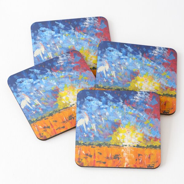 Item preview, Sunrise - Acrylic - Palette Knife designed and sold by Paul Gilbert.