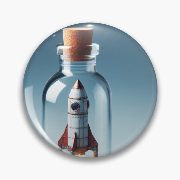 Item preview, Spaceship mockup in bottle business designed and sold by Dogandesighn.