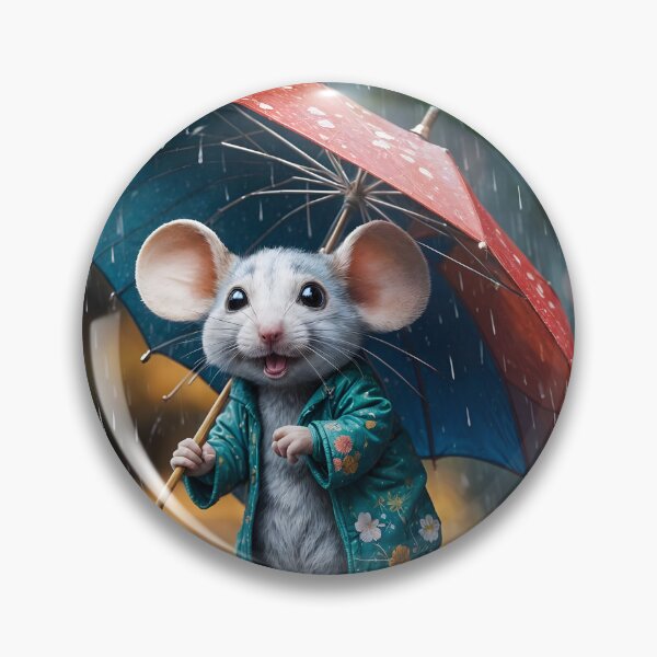 Item preview, mouse with umbrella designed and sold by dedoma.
