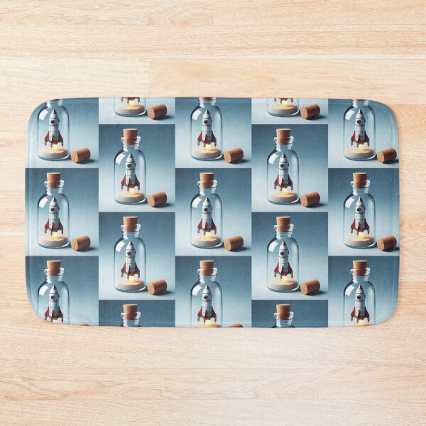 Item preview, Spaceship mockup in bottle business designed and sold by Dogandesighn.