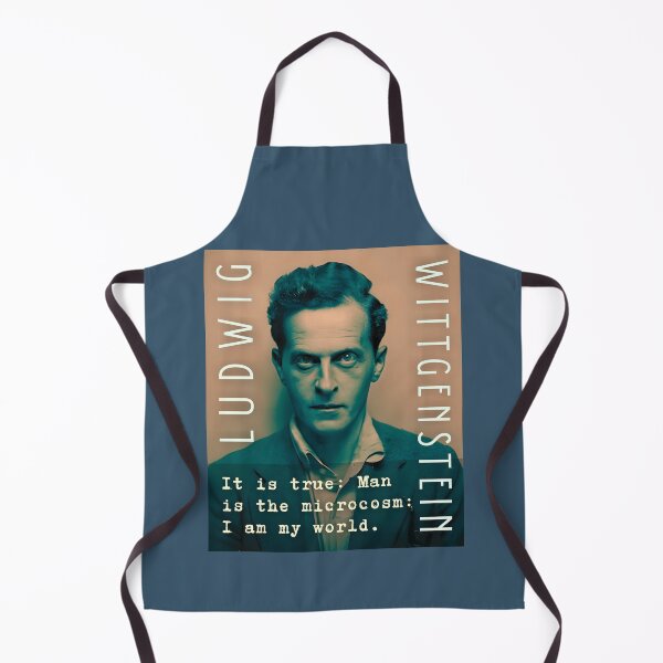 Item preview, Ludwig Wittgenstein quote: It is true: Man is the microcosm: I am my world. designed and sold by artbleed.