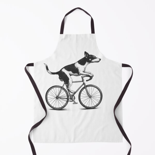 Item preview, Rat Terrier Riding Bike designed and sold by Kimberley King Art King Art.