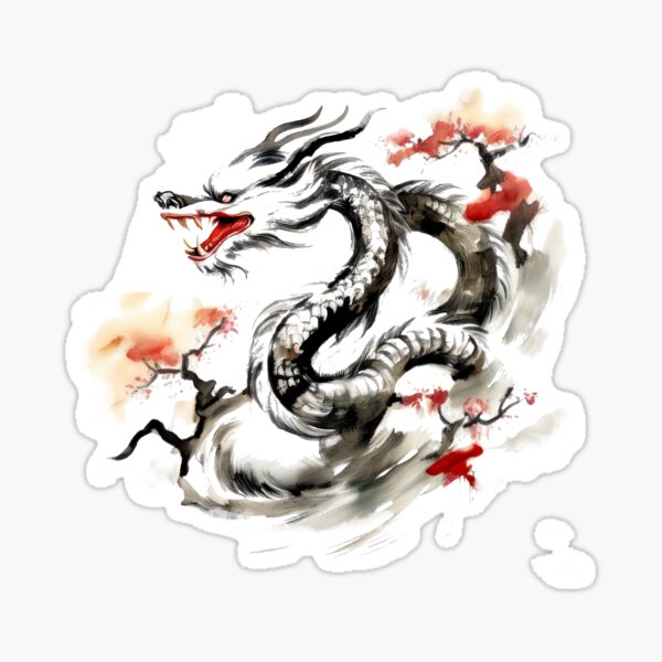 Artikel-Vorschau von Chinesisches Sternzeichen Drache, designt und verkauft von Motivburg.