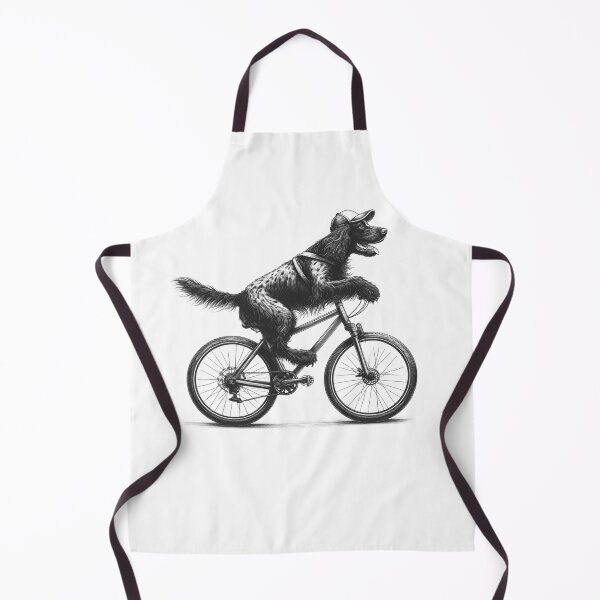 Item preview, Small Munsterlander Pointer Riding Bike designed and sold by Kimberley King Art King Art.