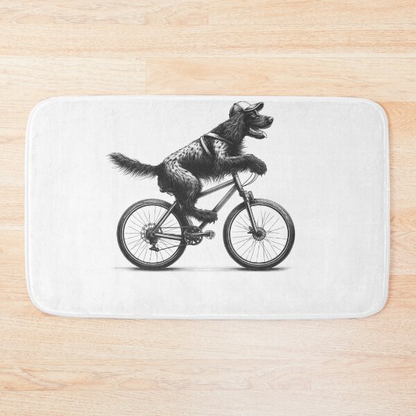 Item preview, Small Munsterlander Pointer Riding Bike designed and sold by Kimberley King Art  King Art.
